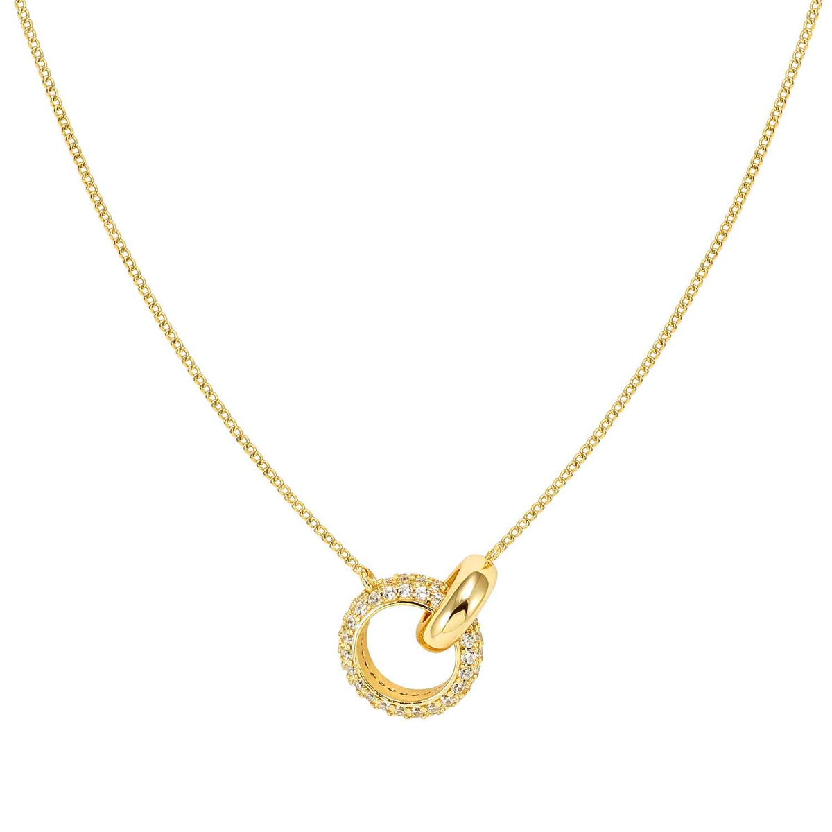 Nomination Siren Dream CZ Circles Necklace gold