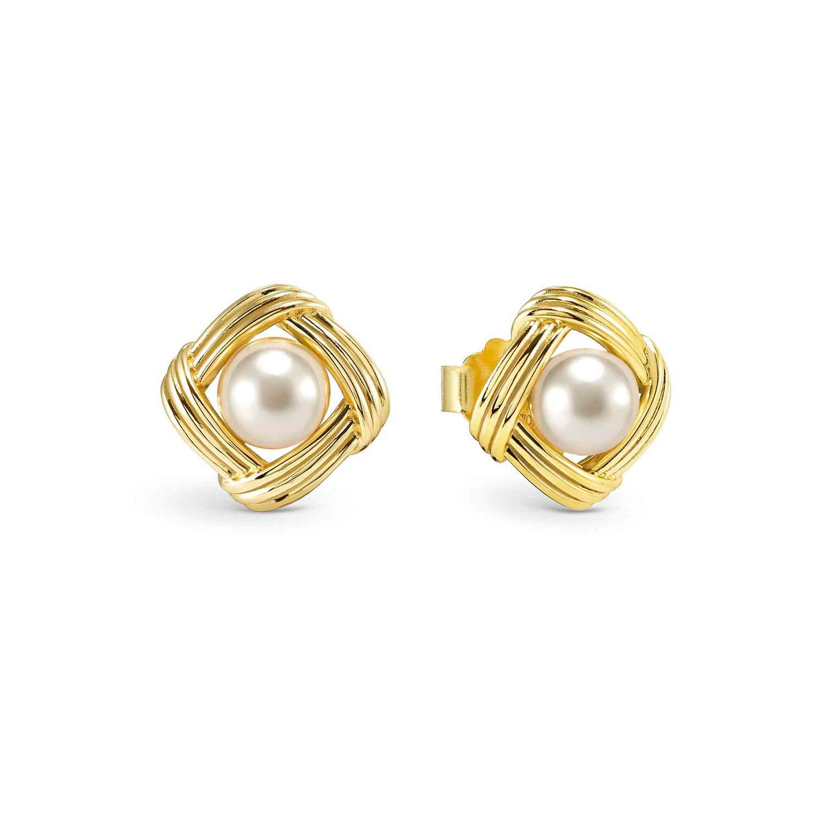 Nomination Siren Dream Pearl Stud Earrings gold