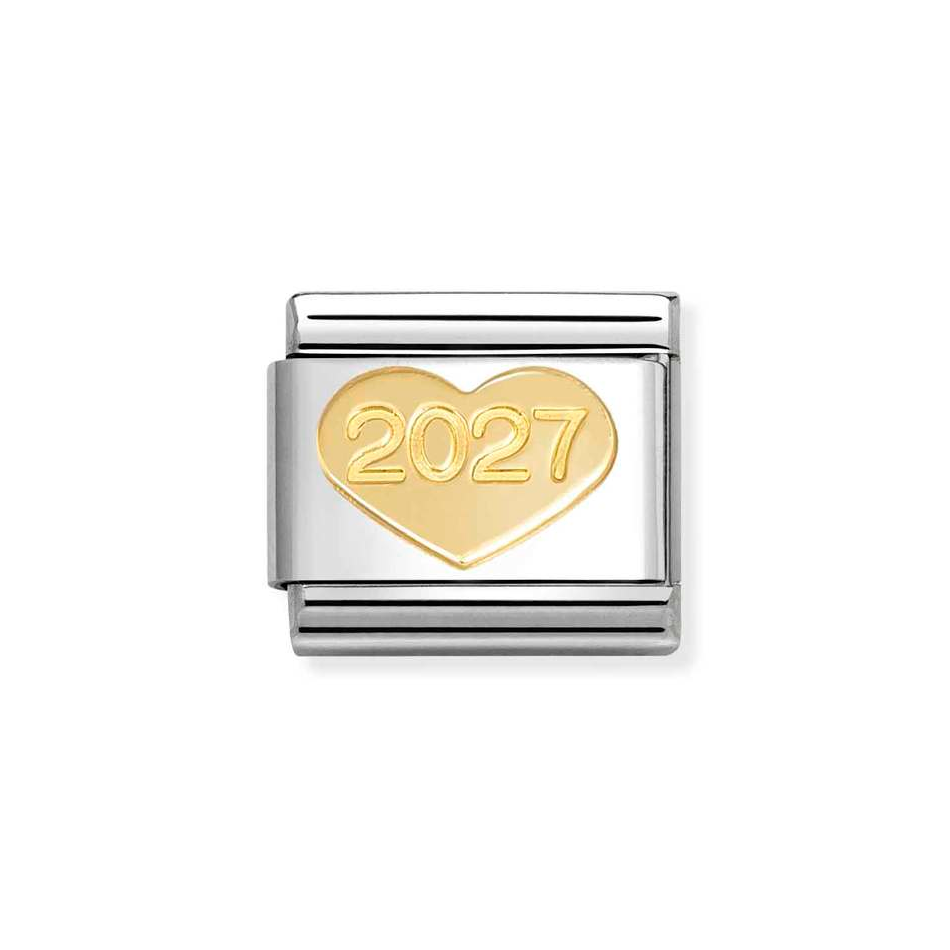 Nomination Classic Link Heart 2027 Charm in Gold