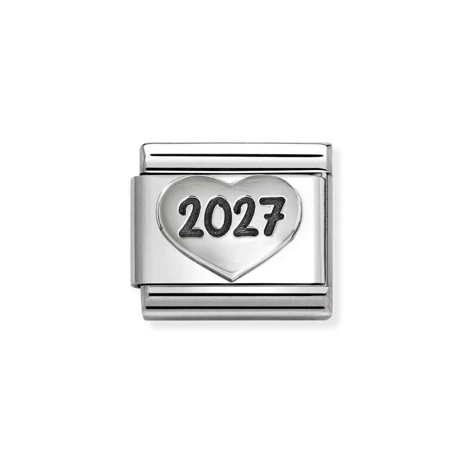 Nomination Classic Link 2027 Heart Charm in Silver