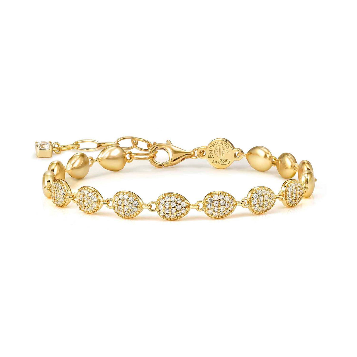 Nomination Precious Moves Oval Link Bracelet gold