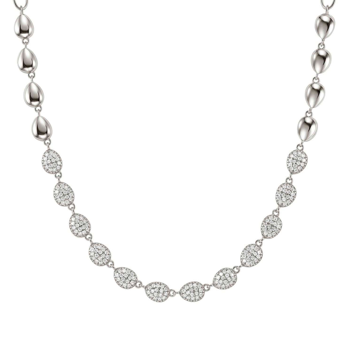 Nomination Precious Moves Oval Link Necklace silver
