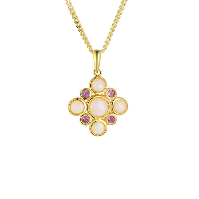 Amore Opal & Amethyst Pendant 8654OP