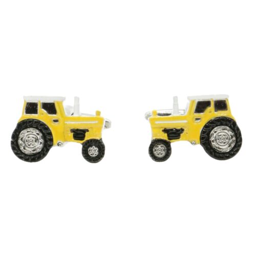 Dalaco Yellow Tractor Cufflinks 90-1324