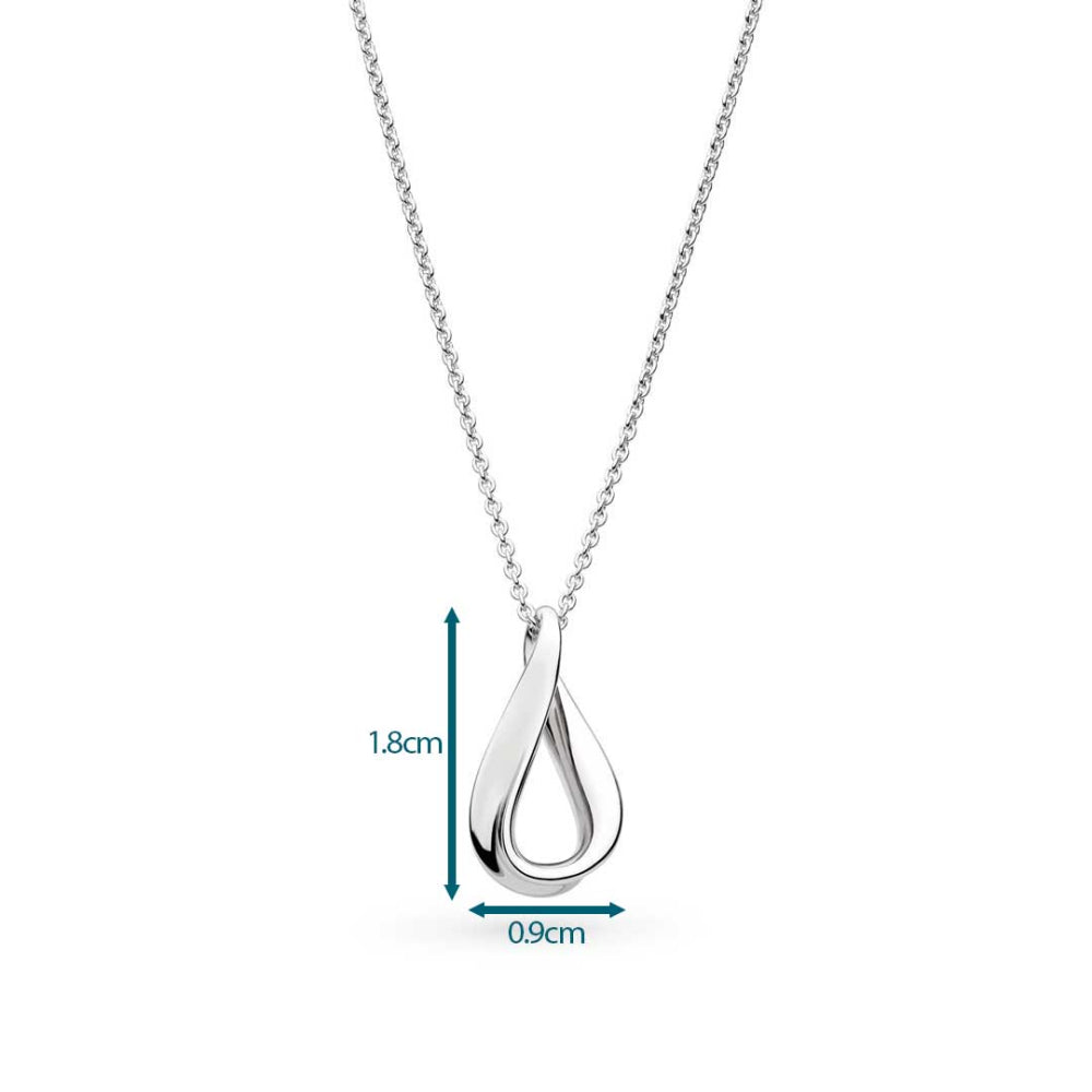 Kit Heath Serenity Loop Dainty Necklace size