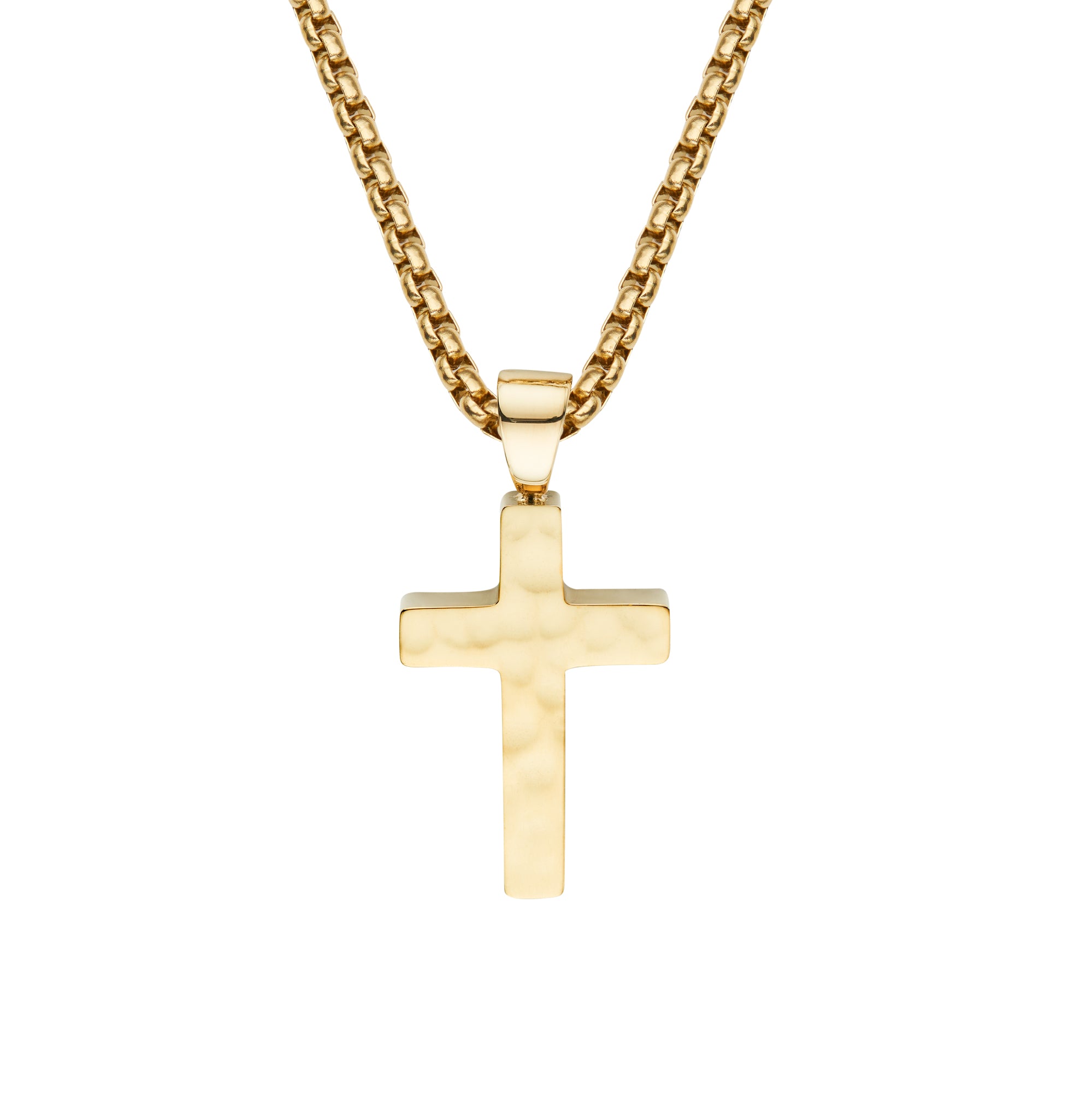 Unique & Co Men's Steel Cross Necklace AN-173