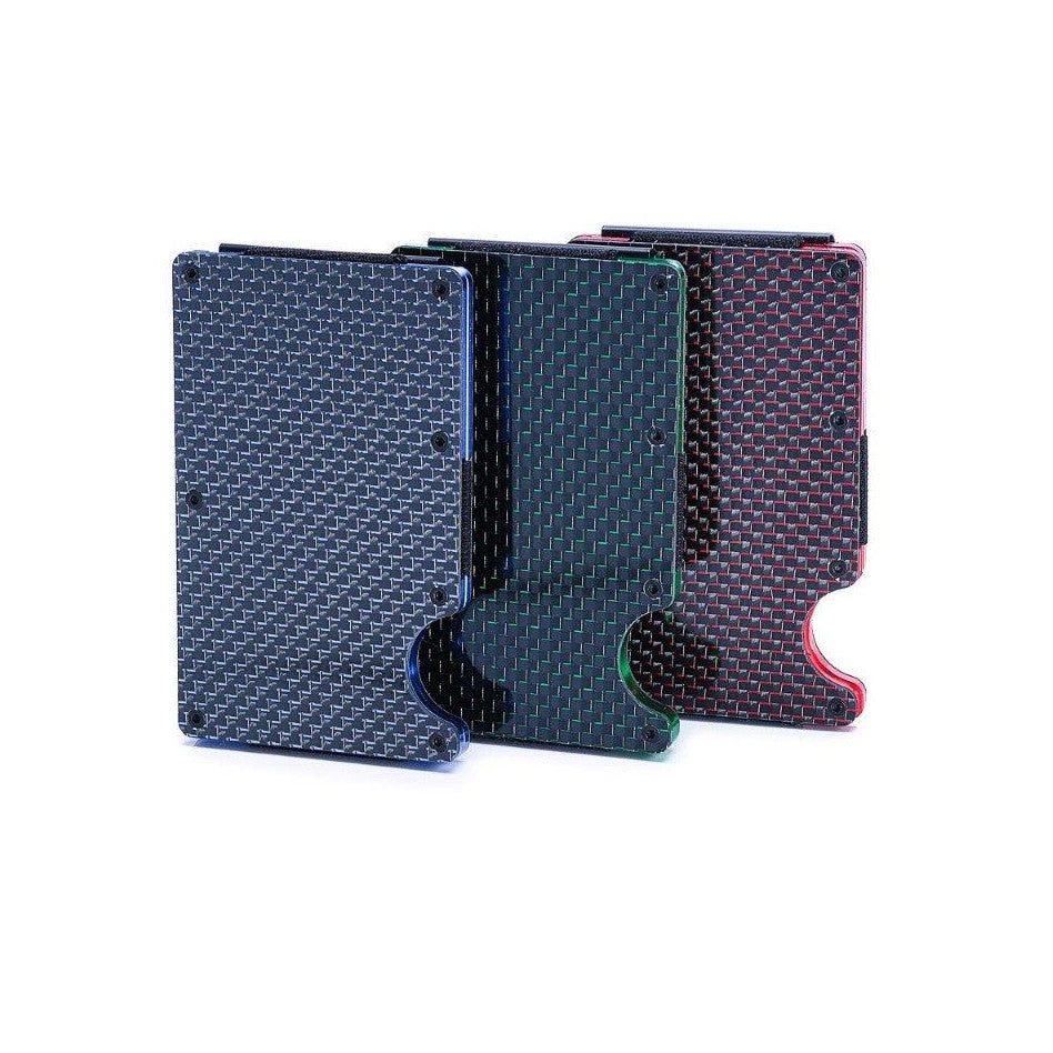 Leanschi Tech Wallet Red Carbon