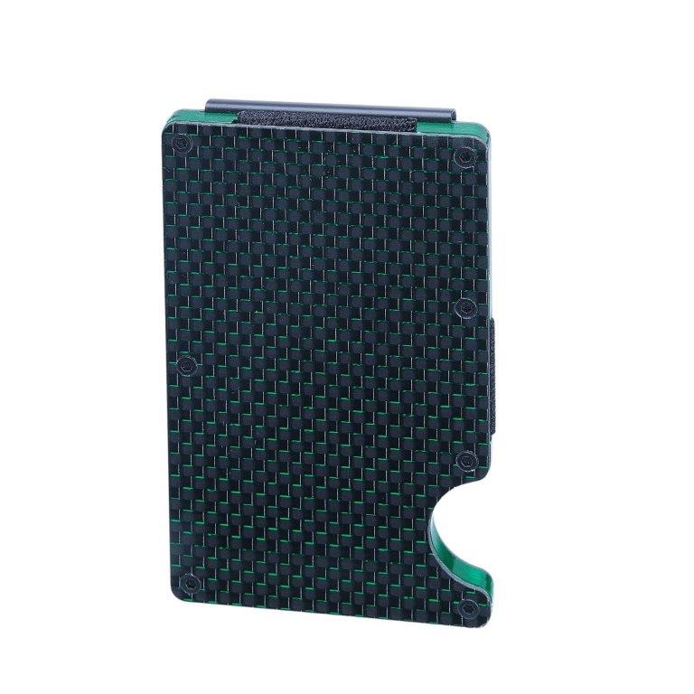 Leanschi Tech Wallet Green Carbon