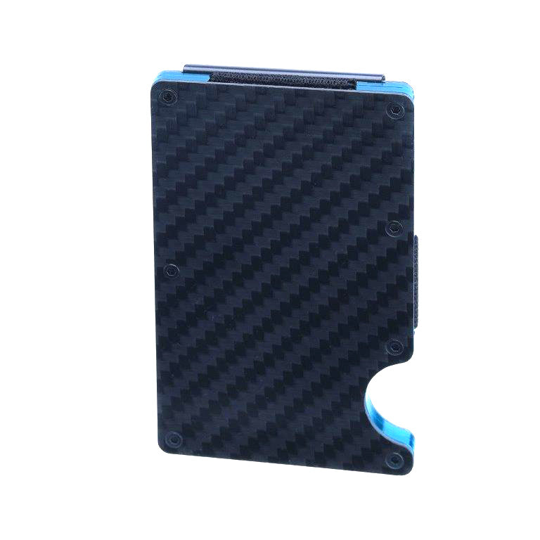 Leanschi Tech Wallet Blue Carbon