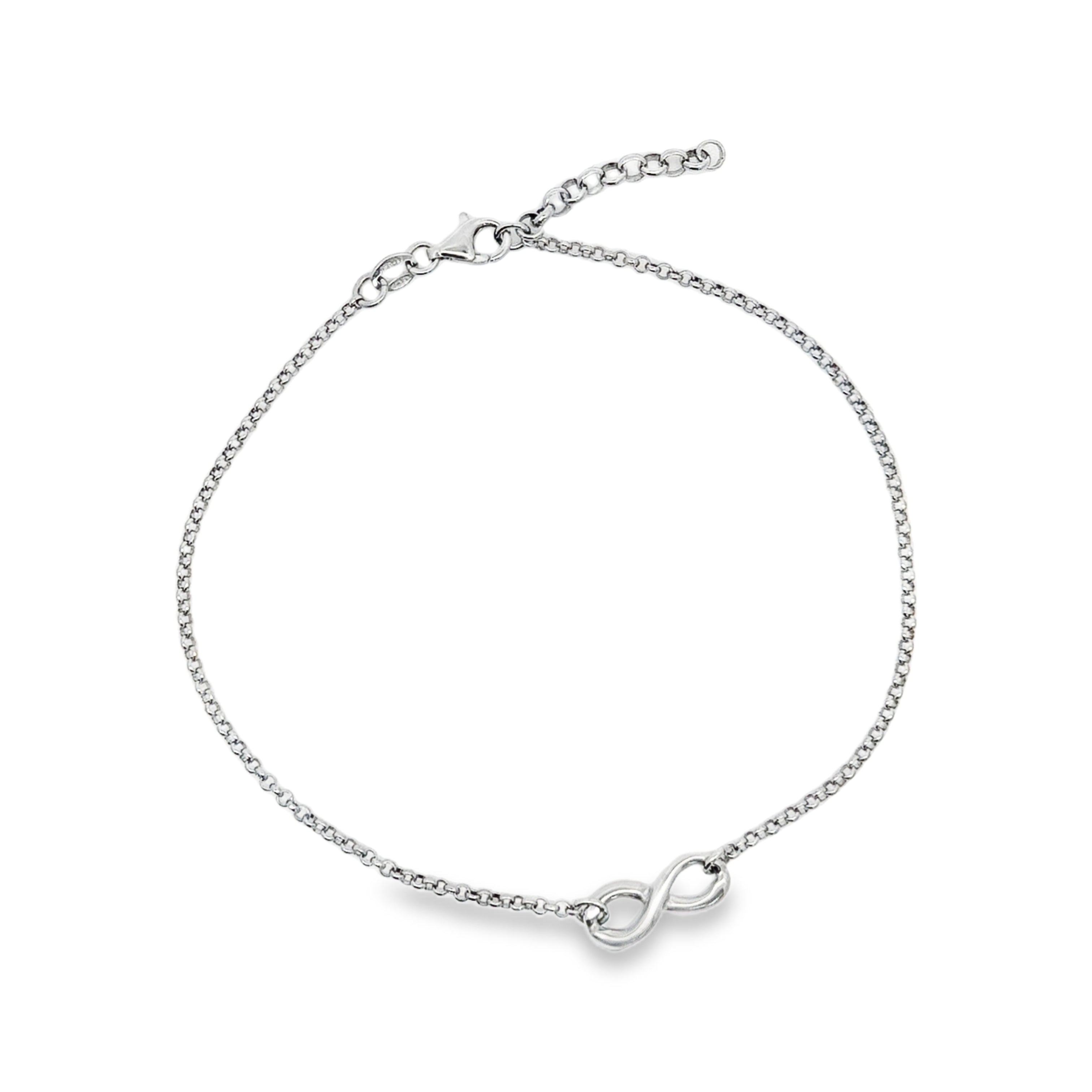 Sterling Silver Infinity Anklet