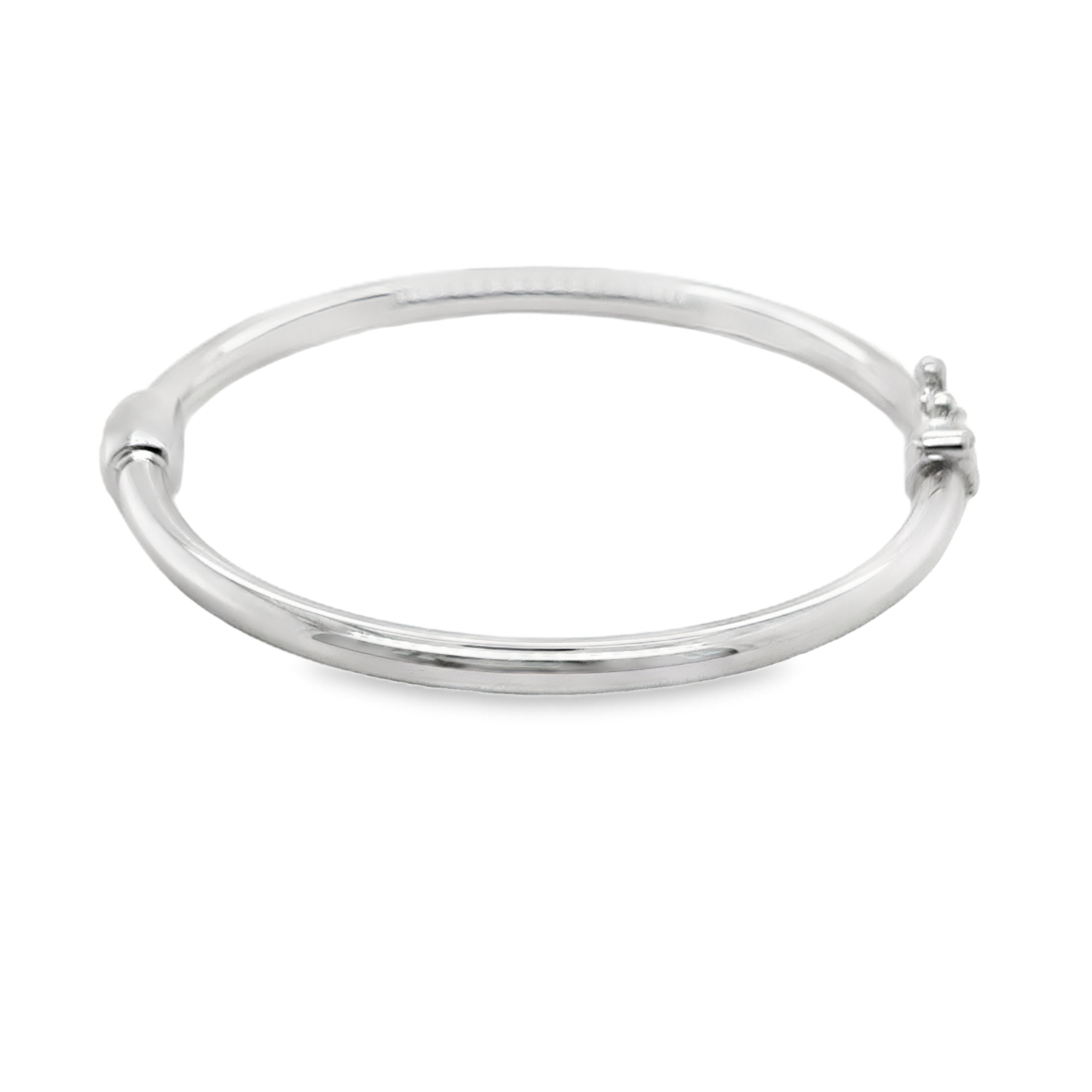 Sterling Silver Hinged Childs Bangle