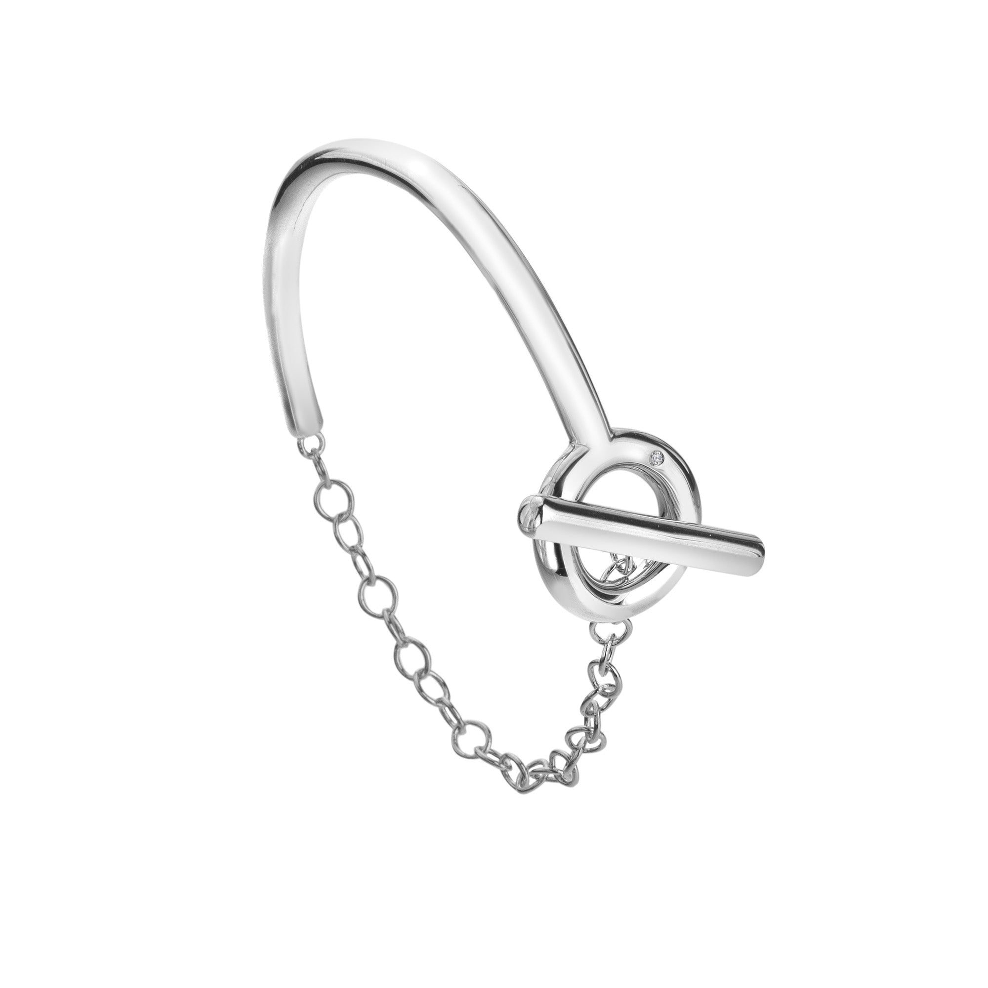 Hot Diamonds Linked Half Bangle DC221