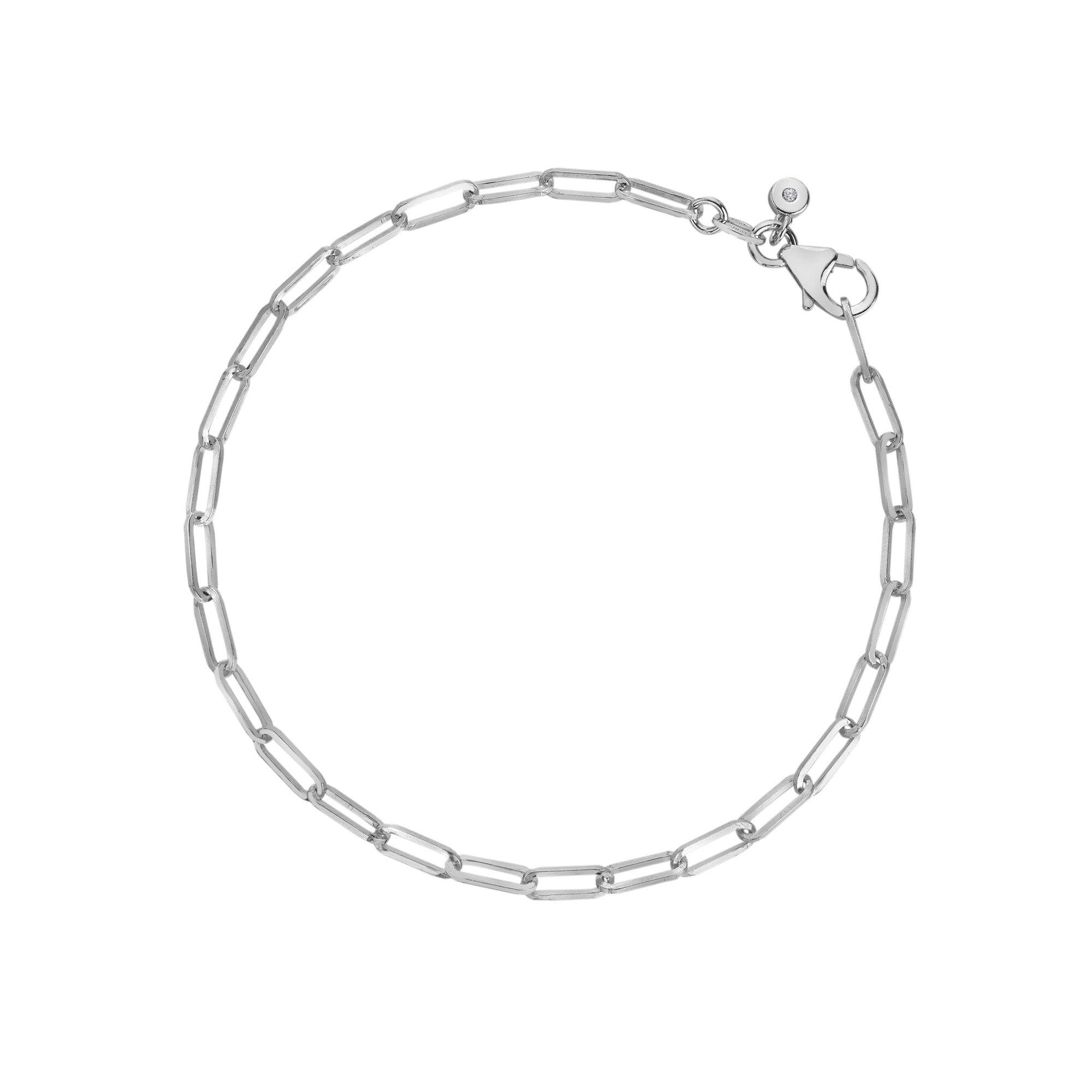 Hot Diamonds Paperclip Bracelet DL703