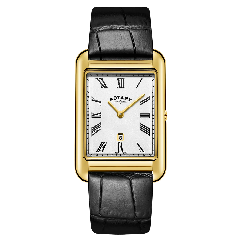 Rotary Heritage Men's Leather Strap Watch GS05283/01