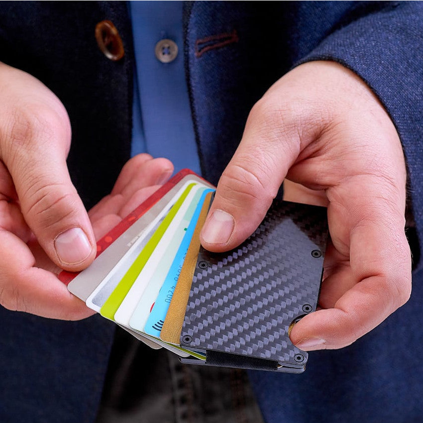 Leanschi Tech Wallet Green Carbon