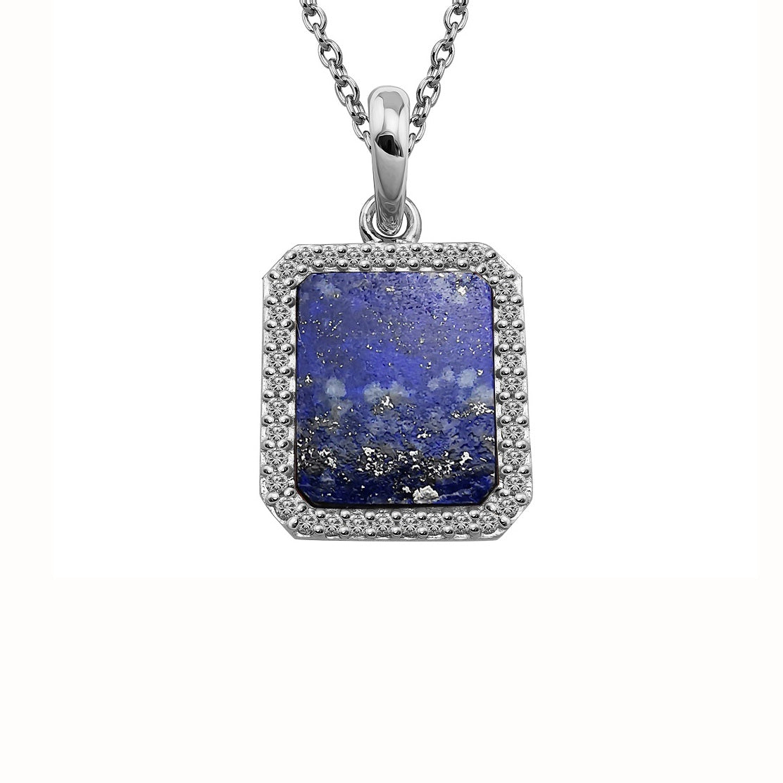 Unique & Co Silver Lapis Pendant MK-1021