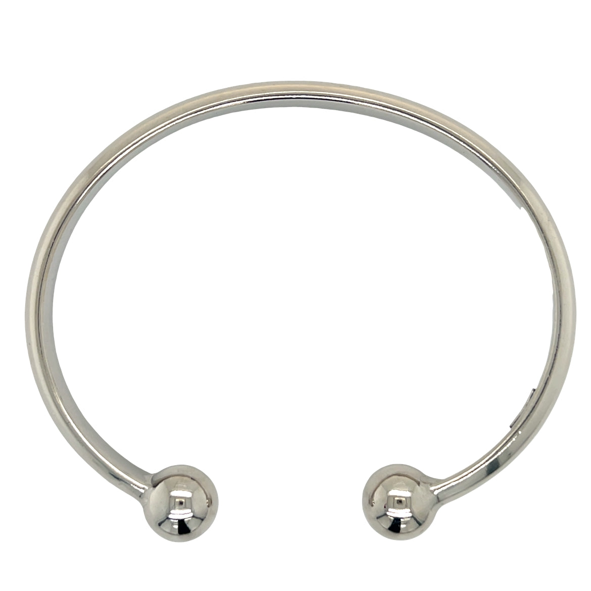 Sterling Silver Heavy Torque Bangle