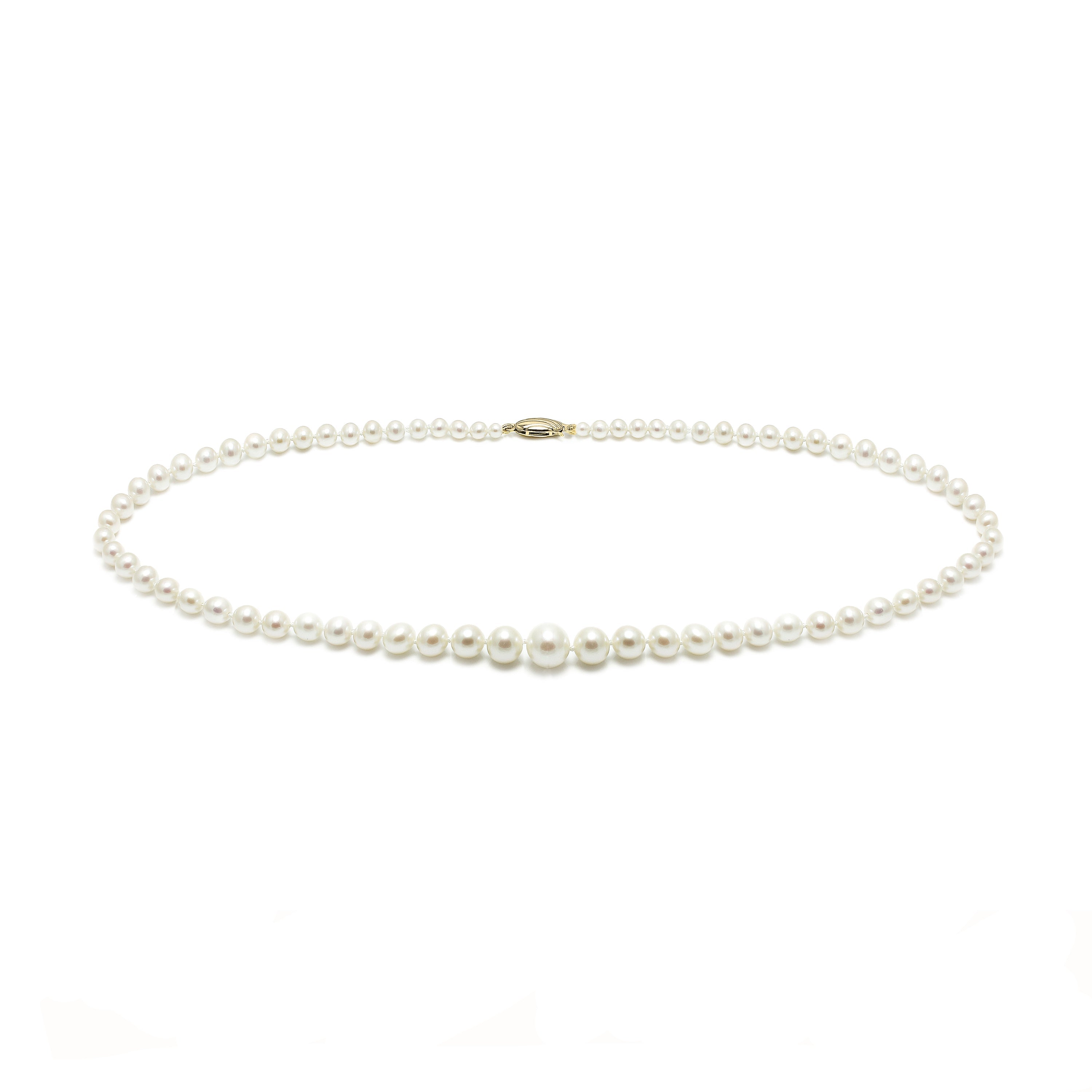 Graduated Cultured Akoya Pearl Necklace