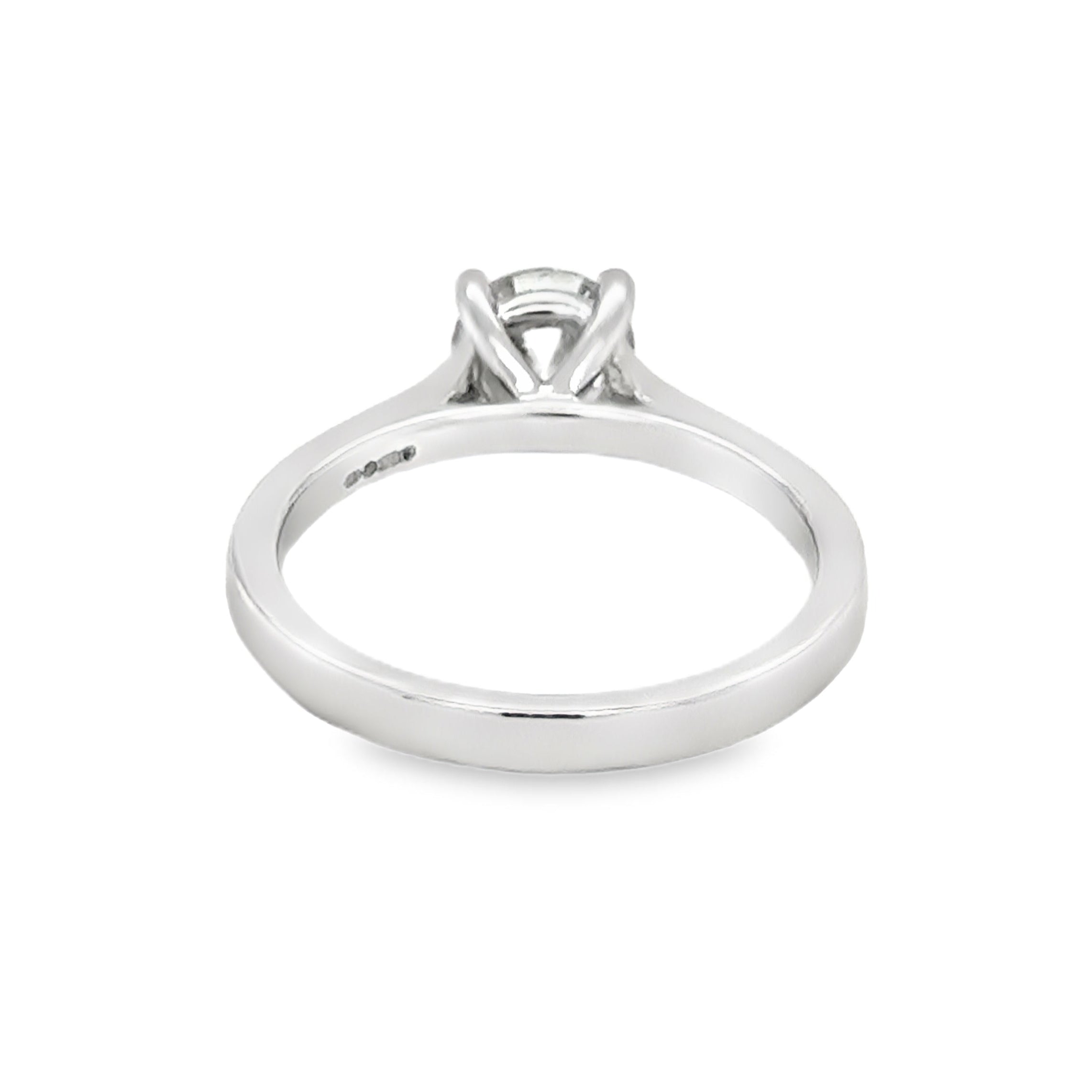 9ct White Gold Solitaire Diamond Engagement Ring 1.05ct rear