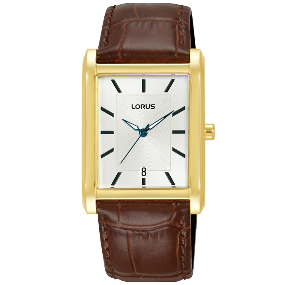 Lorus Men's Rectangular Strap Watch RH940RX9