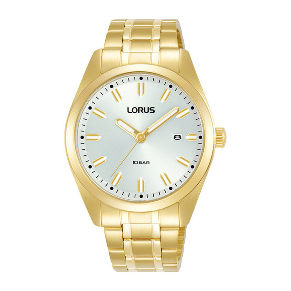 Lorus Men's Classic Gold Tone Bracelet Watch RH982PX9