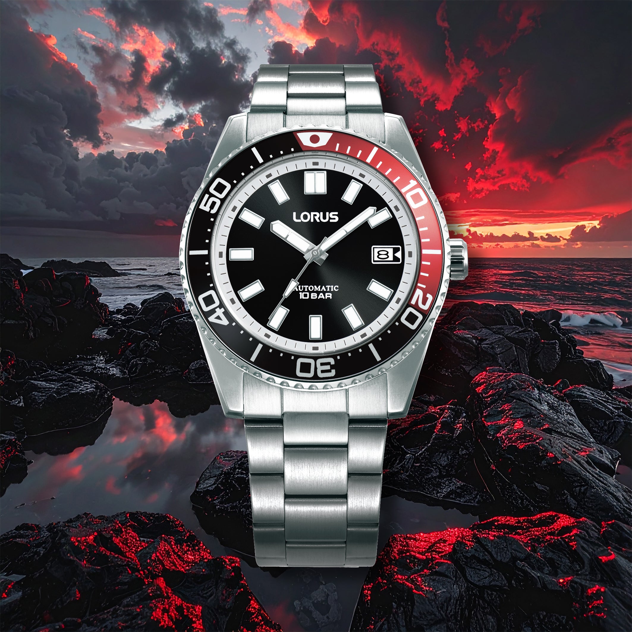 Lorus Men's Automatic Sports Bracelet Watch RU421AX9 lifestyle