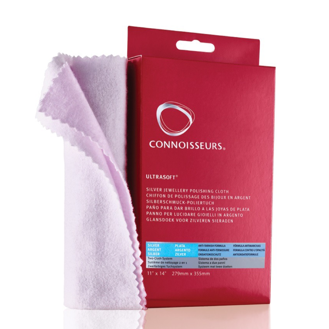 Connoisseurs® Silver Jewellery Polishing Cloth