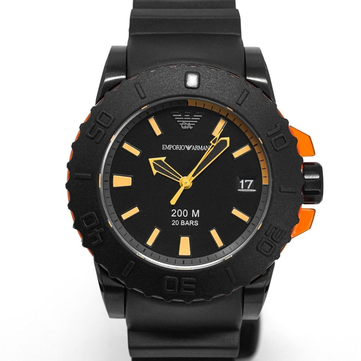 Emporio Armani Ar5969 Men S Sportivo Black Watch
