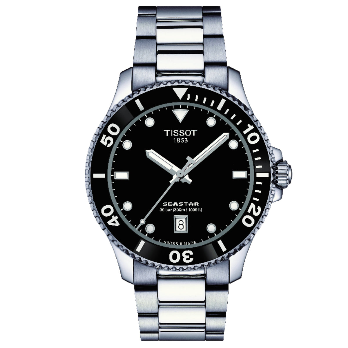 Tissot Seastar 1000 40mm Unisex Black Watch T120 410 11 051 00