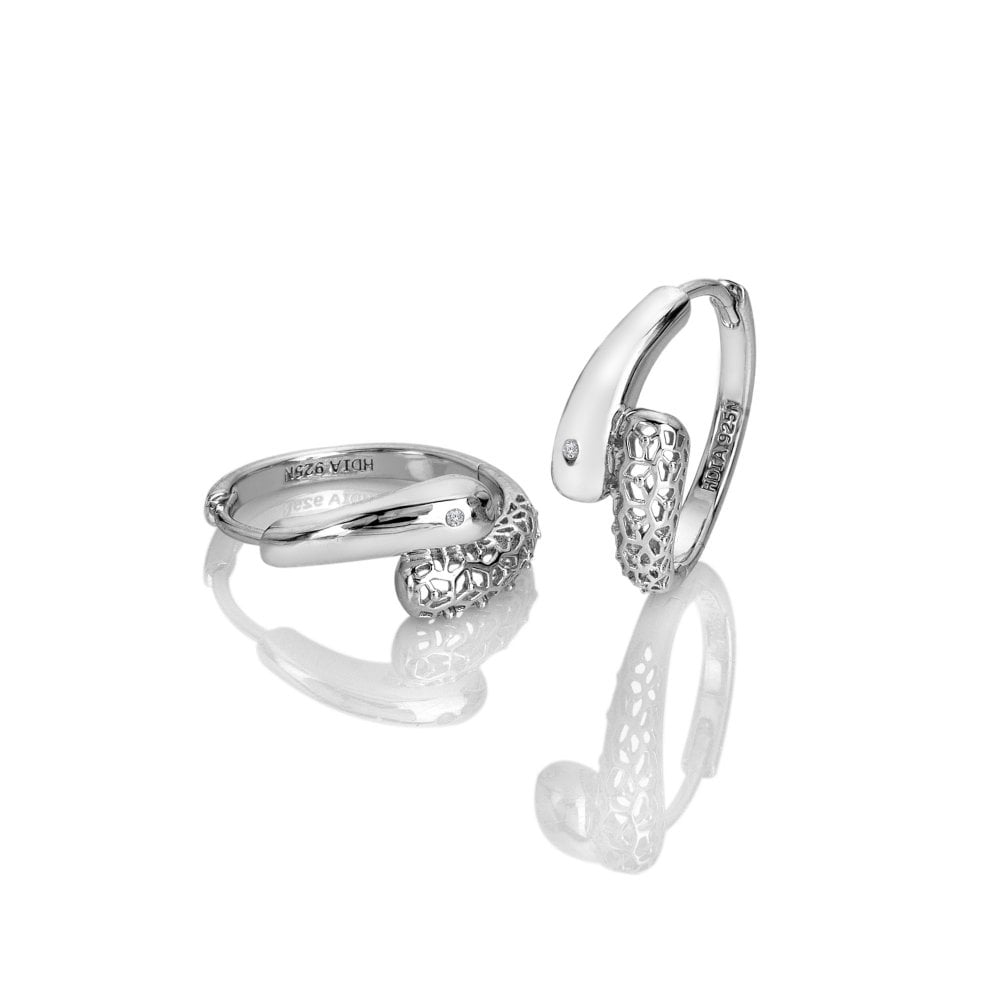 Hot Diamonds Aster Earrings DE860 side