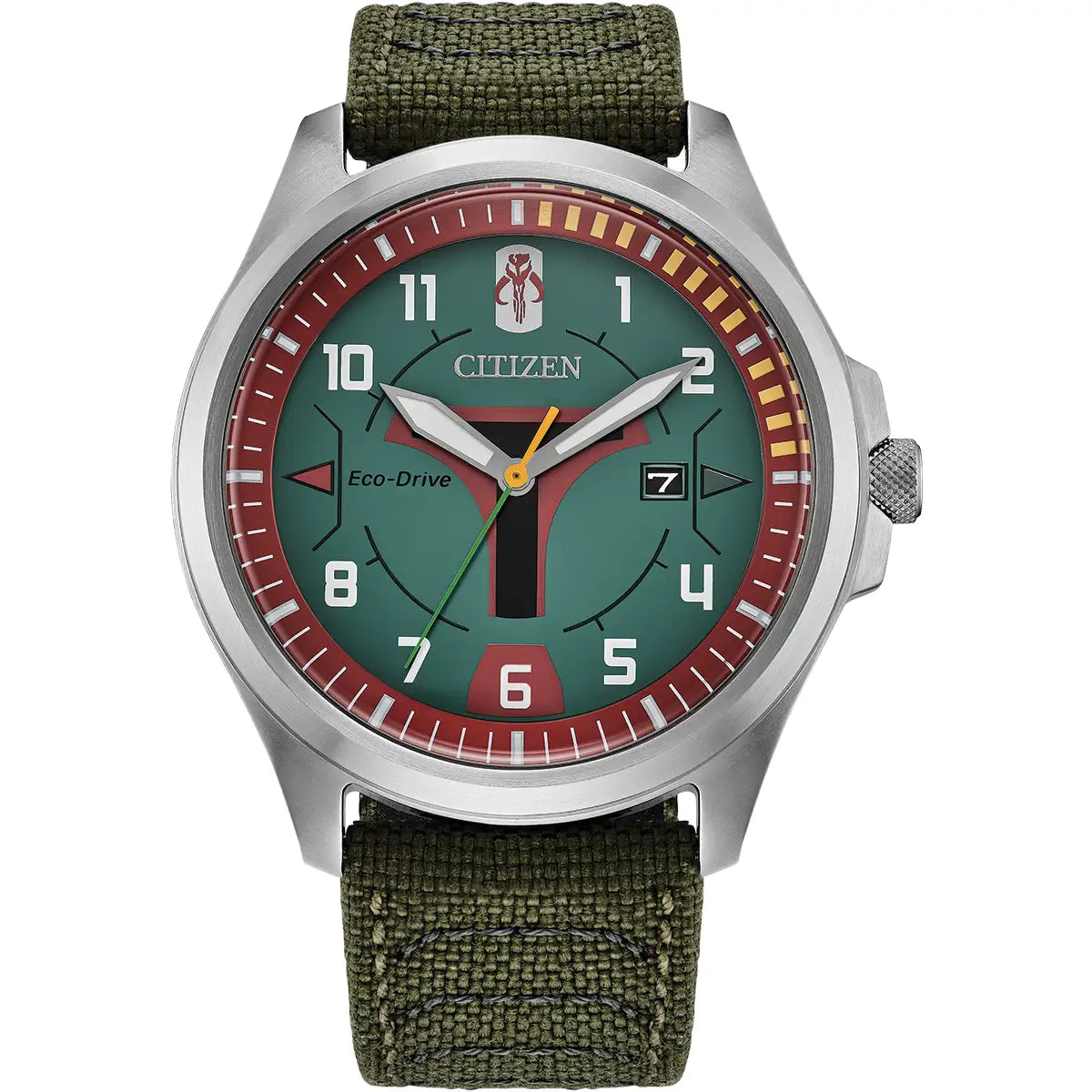 Citizen Men's Eco Drive Star Wars Boba Fett Bounty Hunter Inspired Watch Inspired Watch AW1418-06W