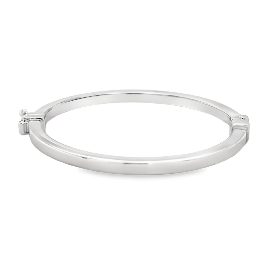 Sterling Silver Hinged Childs Bangle