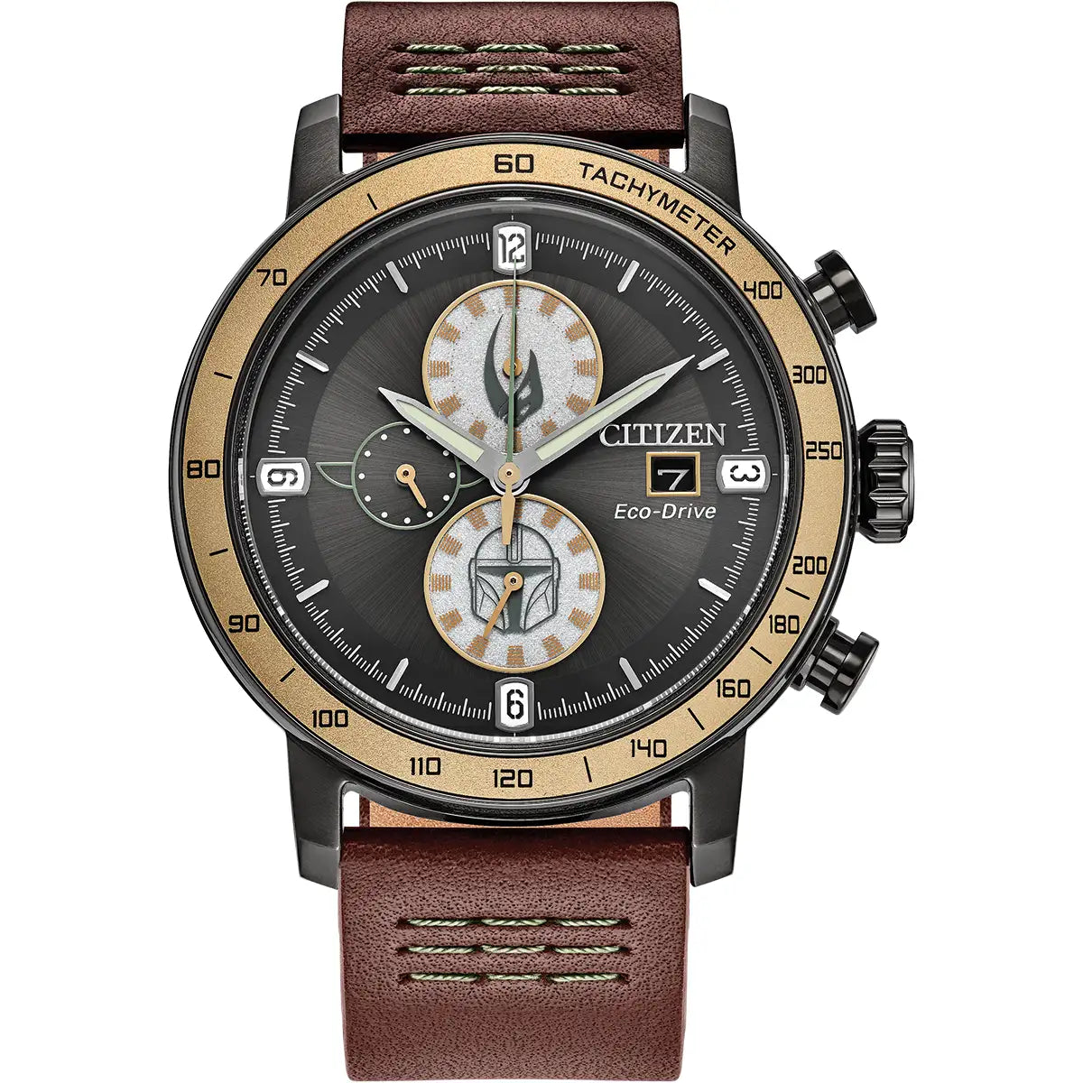 Citizen Men's Eco Drive Star Wars Mandalorian and Grogu Inspired Watch Inspired Watch CA0857-09W