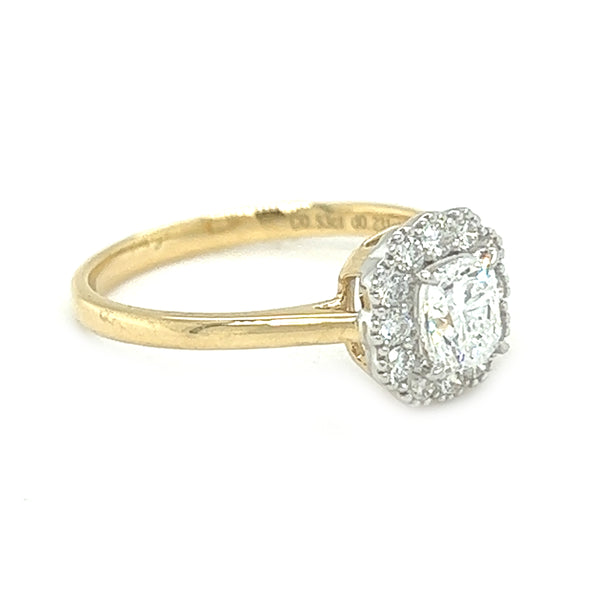 Colormond Aurora Lab Grown Diamond Ring 18ct Gold