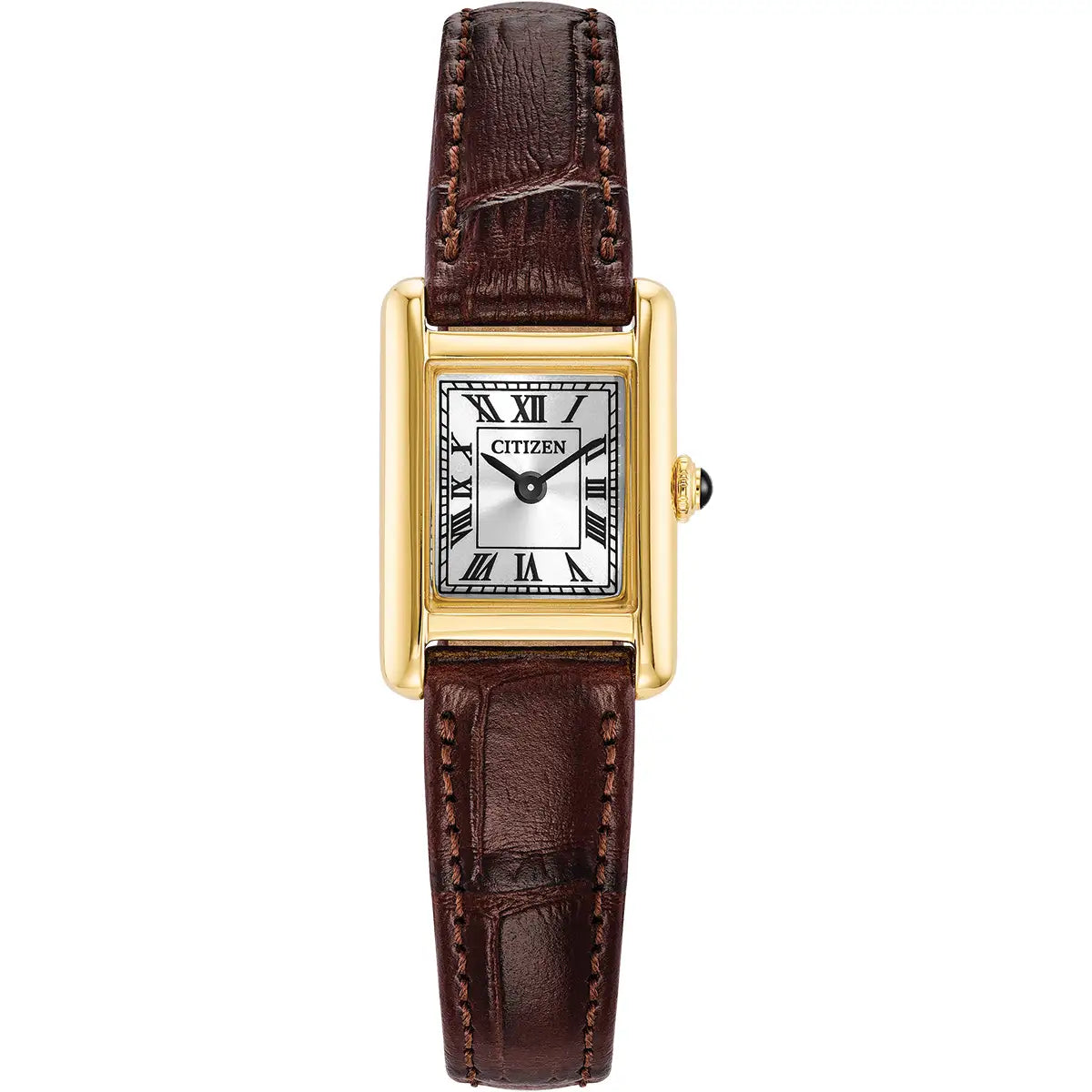 Citizen Eco Drive Ladies Fio Roma Leather Strap Watch EG2797-13A