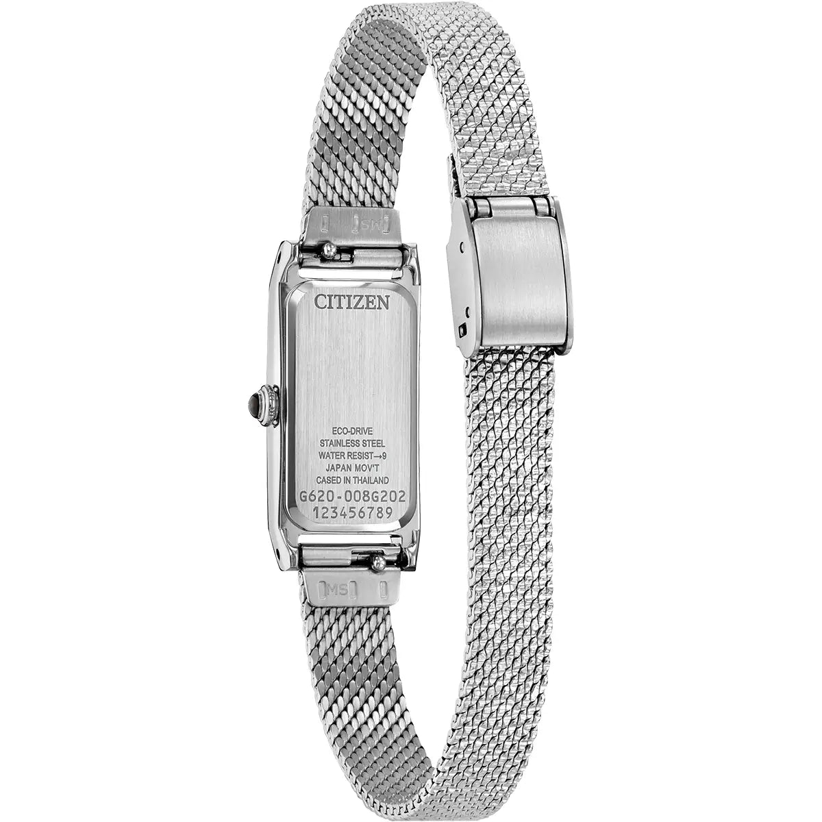 Citizen Ladies Eco Drive Fio Bracelet Watch EG7120-51A rear