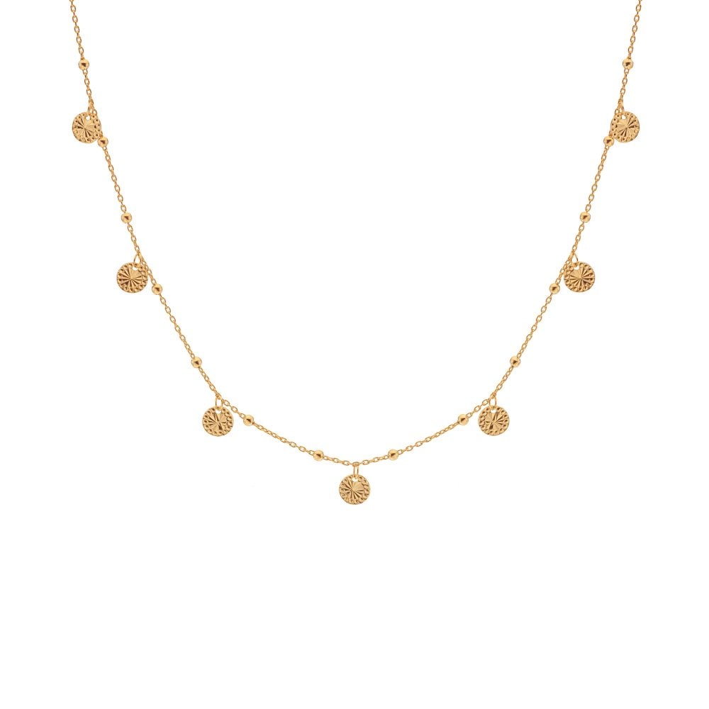 Hot Diamonds X Golden Edit Embrace Droplet Cable Chain CH108