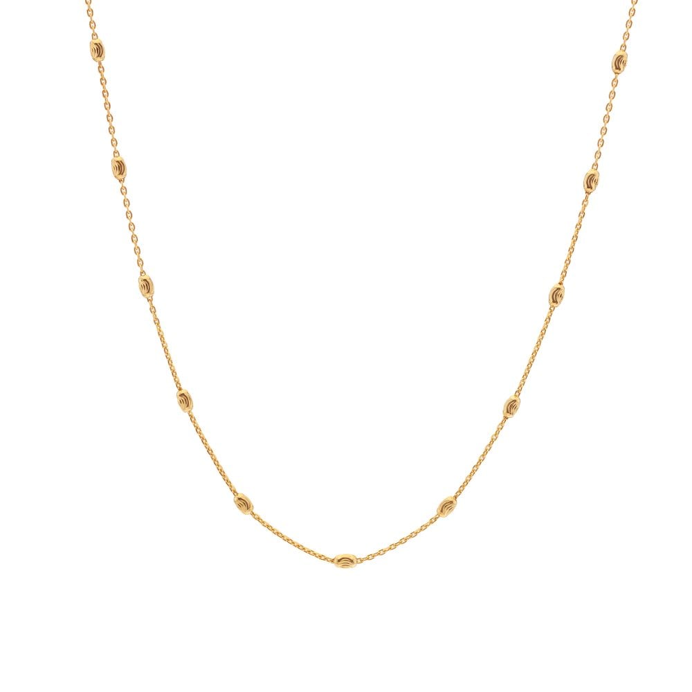 Hot Diamonds X Golden Edit Embrace Oval Cable Chain CH106