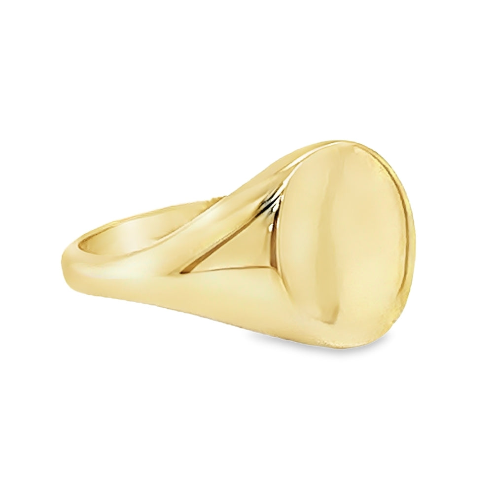 Oval Signet Ring 9ct Gold