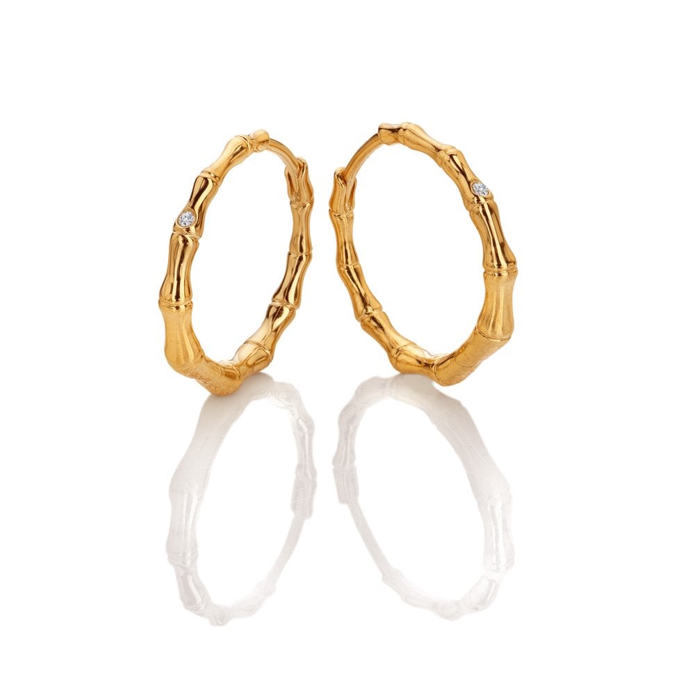 Hot Diamonds HD X Golden Edit Bondi Earrings DE842
