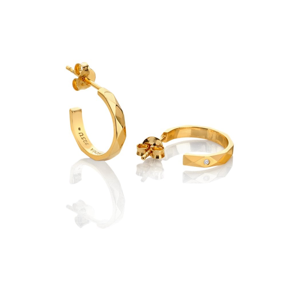 Hot Diamonds X Golden Edit Harlequin Earrings DE883