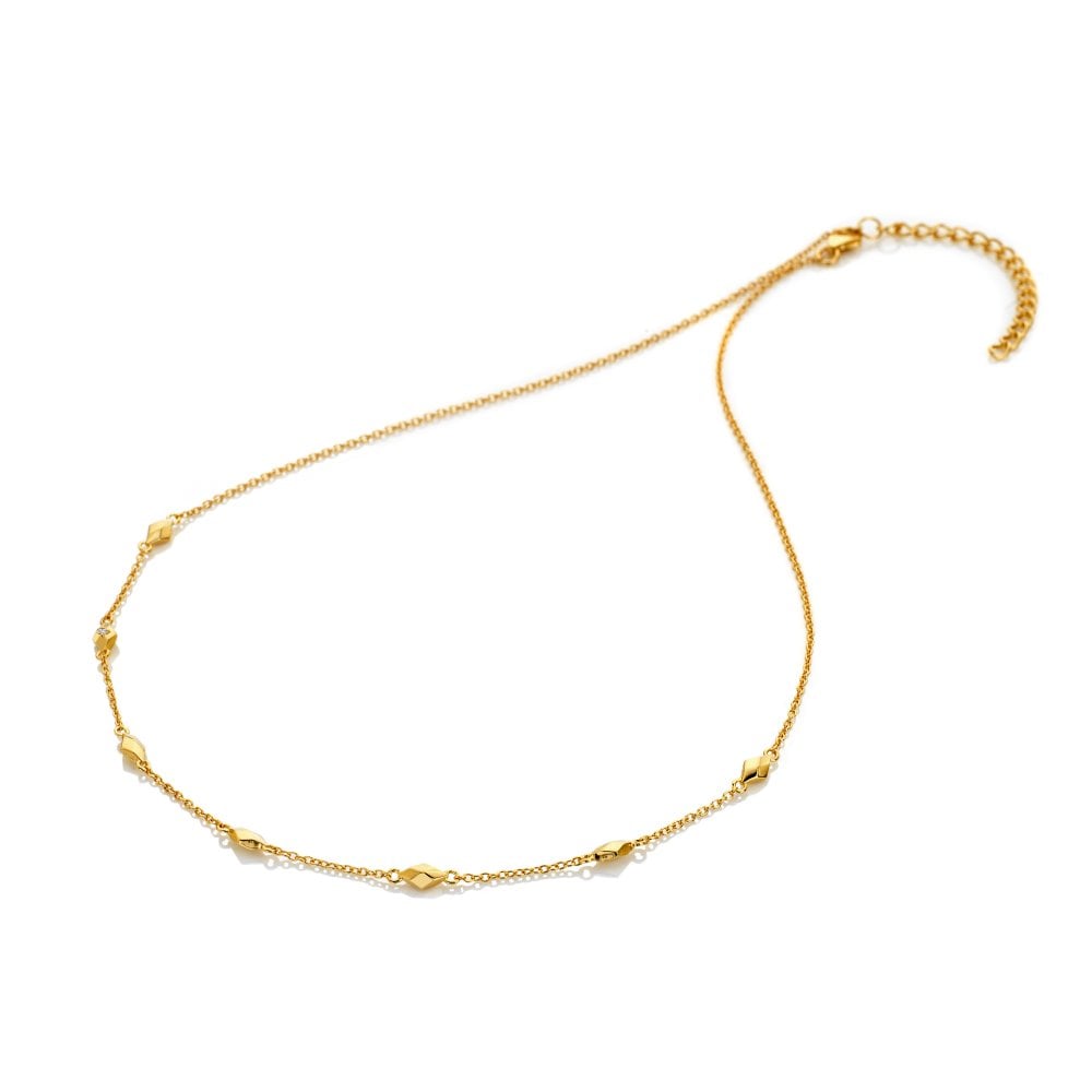 Hot Diamonds HD X Golden Edit Harlequin Necklace DN236
