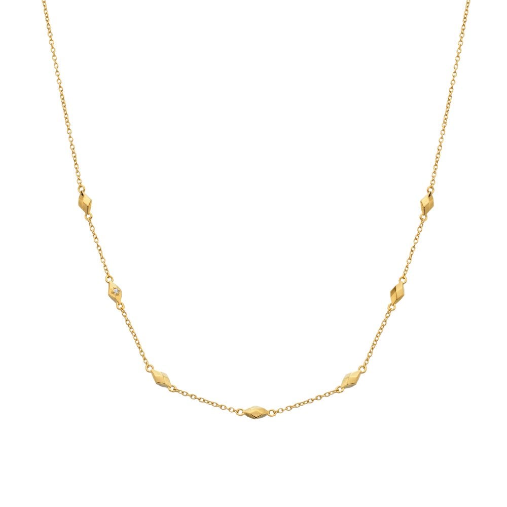 Hot Diamonds HD X Golden Edit Harlequin Necklace DN236