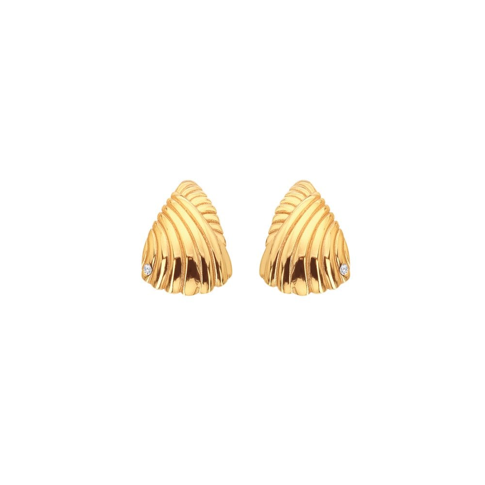 Hot Diamonds HD X Golden Edit Paris Stud Earrings DE839