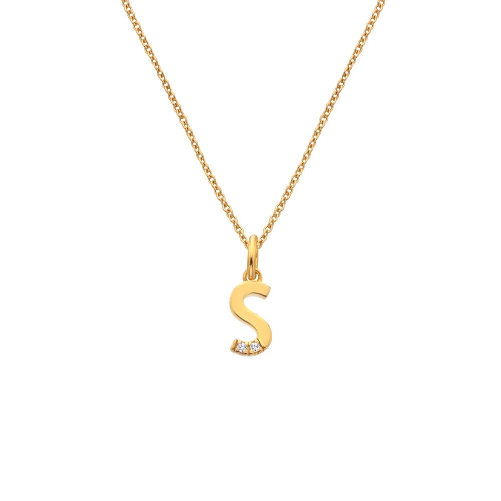 Hot Diamonds X Jac Jossa Letter S Pendant DP957