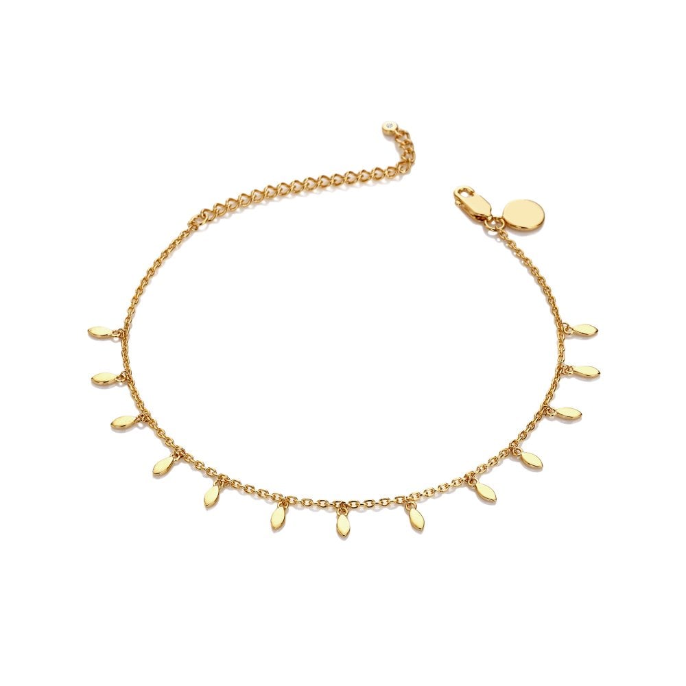 Hot Diamonds HD X Tasha Ghouri Leaf Droplet Bracelet DL687 open