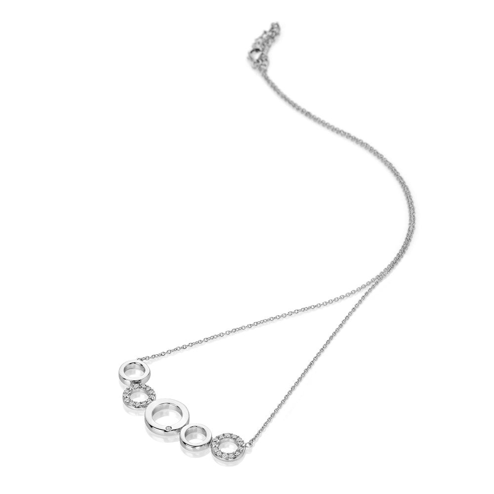 Hot Diamonds Balance White Topaz Necklace DN164-2