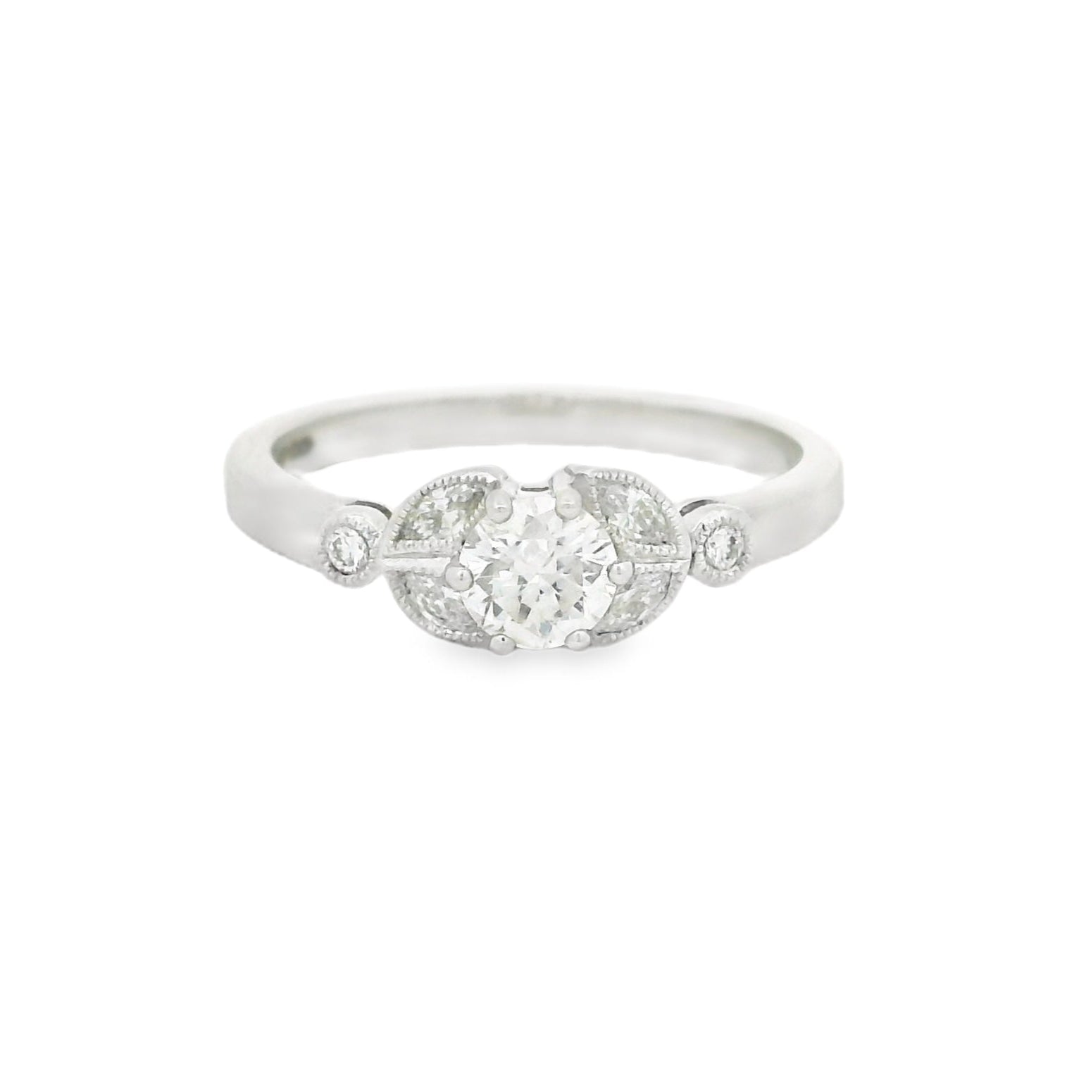 18ct White Gold Fancy Diamond Ring