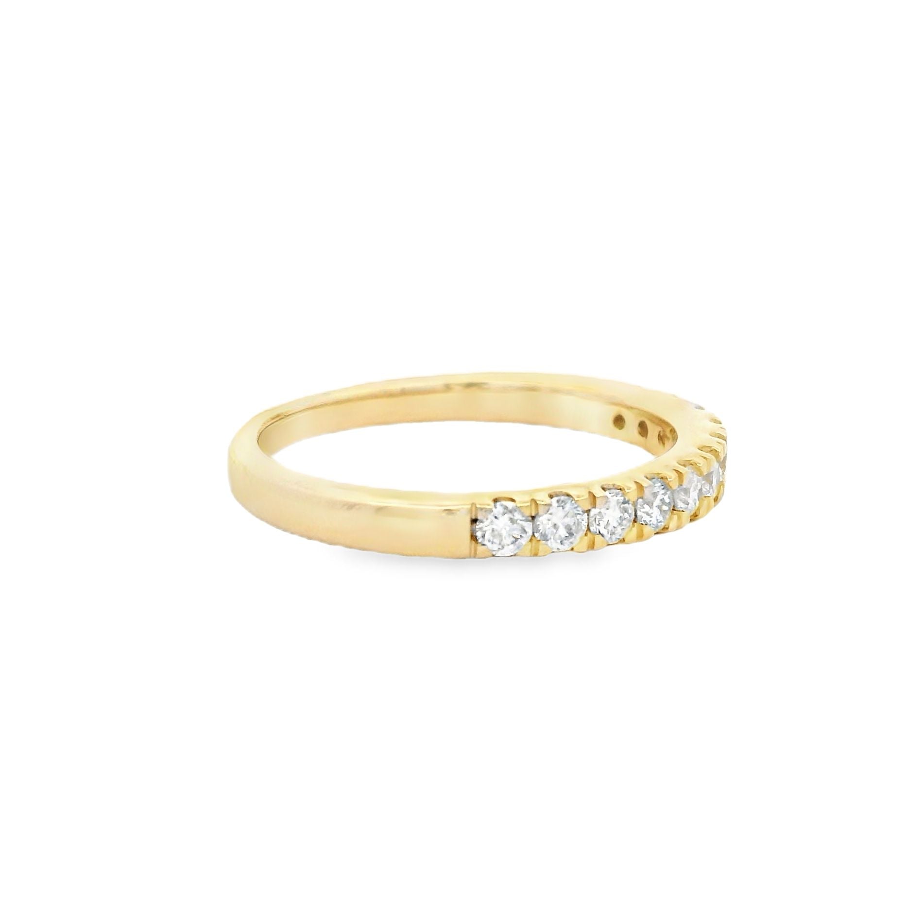 Diamond 11 Stone 0.44ct Diamond Eternity Ring 9ct Gold side