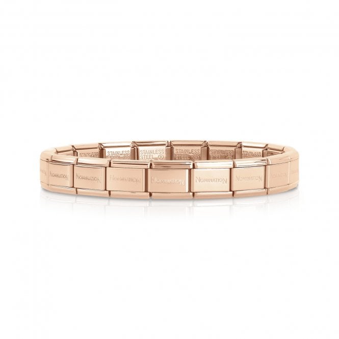 Nomination Classic Rose Gold Plated Composable™ Base Starter Bracelet